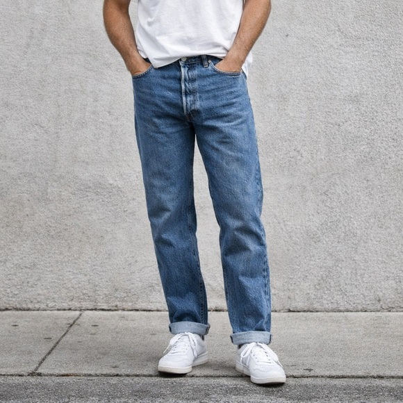 Levi's Other - Levis 501 Jeans Button Fly 34 x 34 Straight Leg Dadcore Normcore Heritage